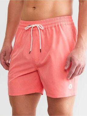 Hurley NWOT Men’s Sunlight Volley Stretch Swim Trunks w/ Sun-Activated Print – L